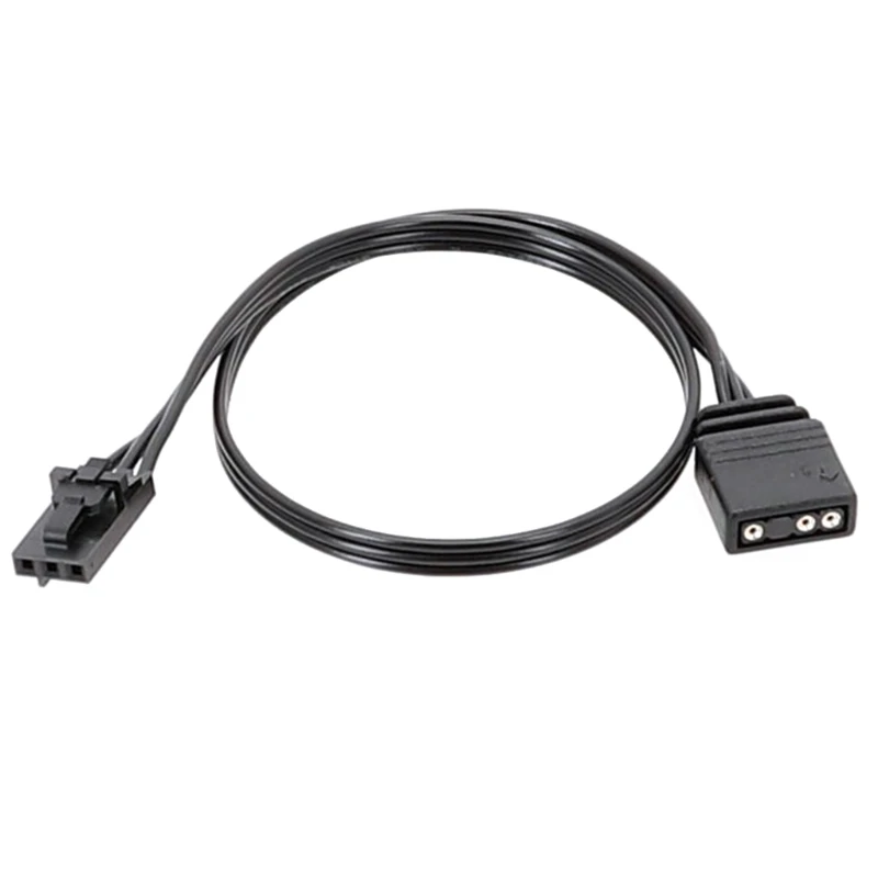 

F3KE 4Pin to 5V ARGB Adapter Cable For Corsair QL LL120 ICUE Controller Adapter Cord 25CM