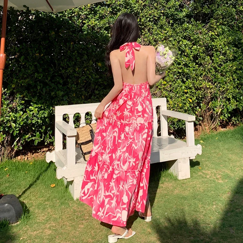 NEW Backless Lace Up Runway Vestidos Maxi Dresses Ruffles Fairycore Elegant Long 2024 Summer Sexy Slim Women's Vacation Sundress
NEW Backless Lace Up Runway Vestidos Maxi Dresses Ruffles Fairycore Elegant Long 2024 Summer Sexy Slim Women's Vacation Sundress