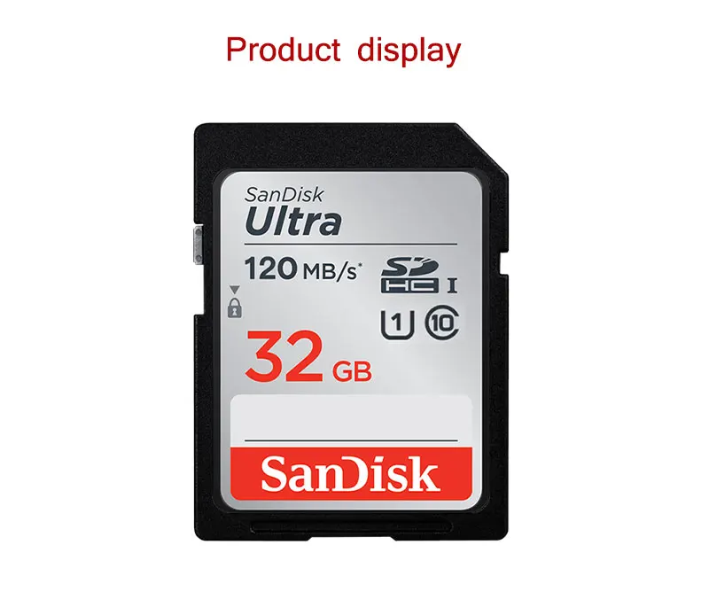 Cartão SD SanDisk Ultra SDHC SDXC C10, Max 120 Mbps: 32GB - 64GB - 128GB - 256GB - 512GB Cartão SD SanDisk Ultra SDHC SDXC C10, Max 120 Mbps: 32GB - 64GB - 128GB - 256GB - 512GB