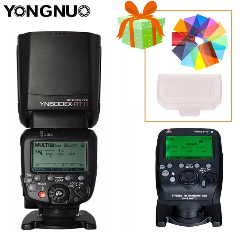 YONGNUO YN600EX-RT II Wireless Flash Speedlite with Optical Master TTL HSS for Canon 5D Mark II III IV 1200D 450D 80D 6D 7D 650D
YONGNUO YN600EX-RT II Wireless Flash Speedlite with Optical Master TTL HSS for Canon 5D Mark II III IV 1200D 450D 80D 6D 7D 650D