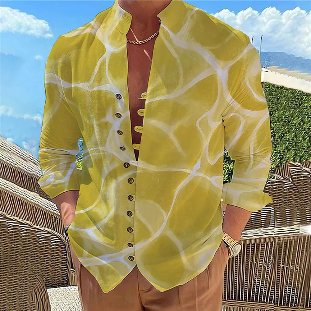 Men Shirt Blouse Casual Collared Comfortable Durable Fashion Polyester Print Ripple Base Brand New High Quality
Men Shirt Blouse Casual Collared Comfortable Durable Fashion Polyester Print Ripple Base Brand New High Quality
