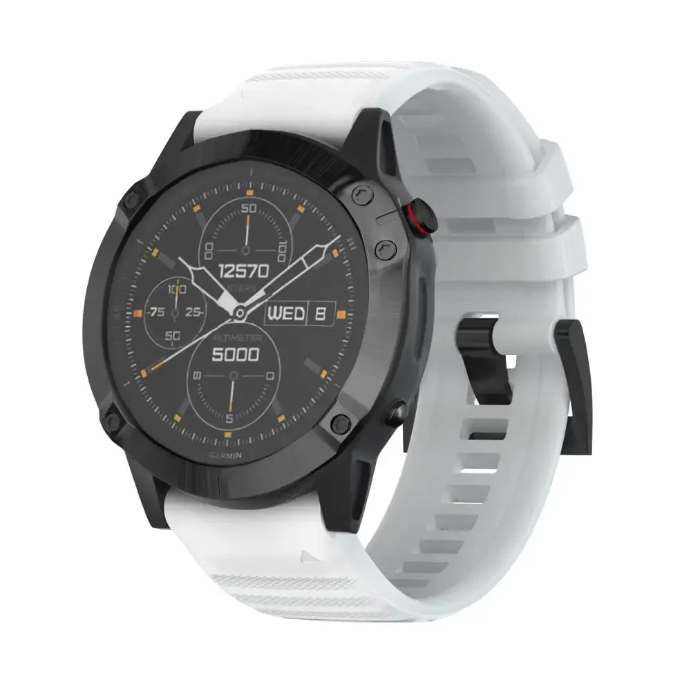 Sport Silicone Watchband Wriststrap for Garmin Fenix 6X Pro 5X 7X 3HR ремешок для часов Easy Fit Quick Release wirstband Correa 
Sport Silicone Watchband Wriststrap for Garmin Fenix 6X Pro 5X 7X 3HR ремешок для часов Easy Fit Quick Release wirstband Correa