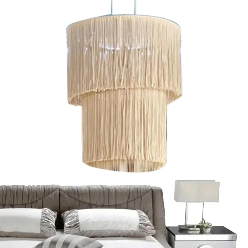 Hand Woven Lamp Shade Boho Hanging Pendant Light Cover Modern Office Bedroom Living Room Nursery Decor Bulb Not Included
Hand Woven Lamp Shade Boho Hanging Pendant Light Cover Modern Office Bedroom Living Room Nursery Decor Bulb Not Included