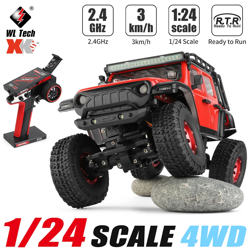 Wltoys XK 2428 RC автомобиль 2,4 ГГц 4WD 1/24 RTR светодиодный внедорожник игрушки
Wltoys XK 2428 RC автомобиль 2,4 ГГц 4WD 1/24 RTR светодиодный внедорожник игрушки