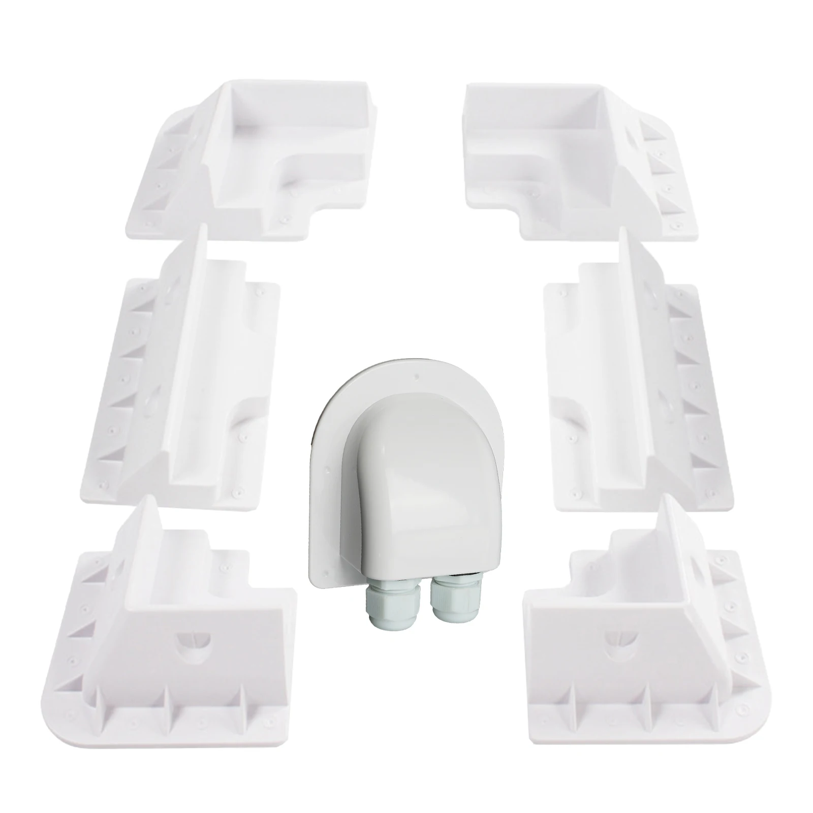 7PCS Solar Panel Mounting Bracket Connector Kit 2.5-6mm² ABS Waterproof Entry Gland For RV Building Top Flat Roofs Photovoltaic
7PCS Solar Panel Mounting Bracket Connector Kit 2.5-6mm² ABS Waterproof Entry Gland For RV Building Top Flat Roofs Photovoltaic