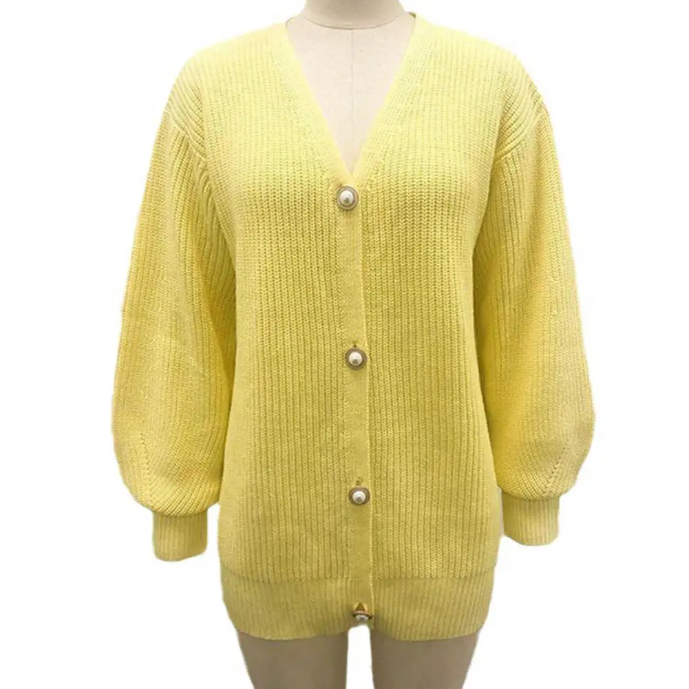 Women Solid Color Sweater Fashionable Women's V-neck Knitted Sweater Autumn/winter Coat with Soft Comfort Loose Fit Comfortable
Women Solid Color Sweater Fashionable Women's V-neck Knitted Sweater Autumn/winter Coat with Soft Comfort Loose Fit Comfortable