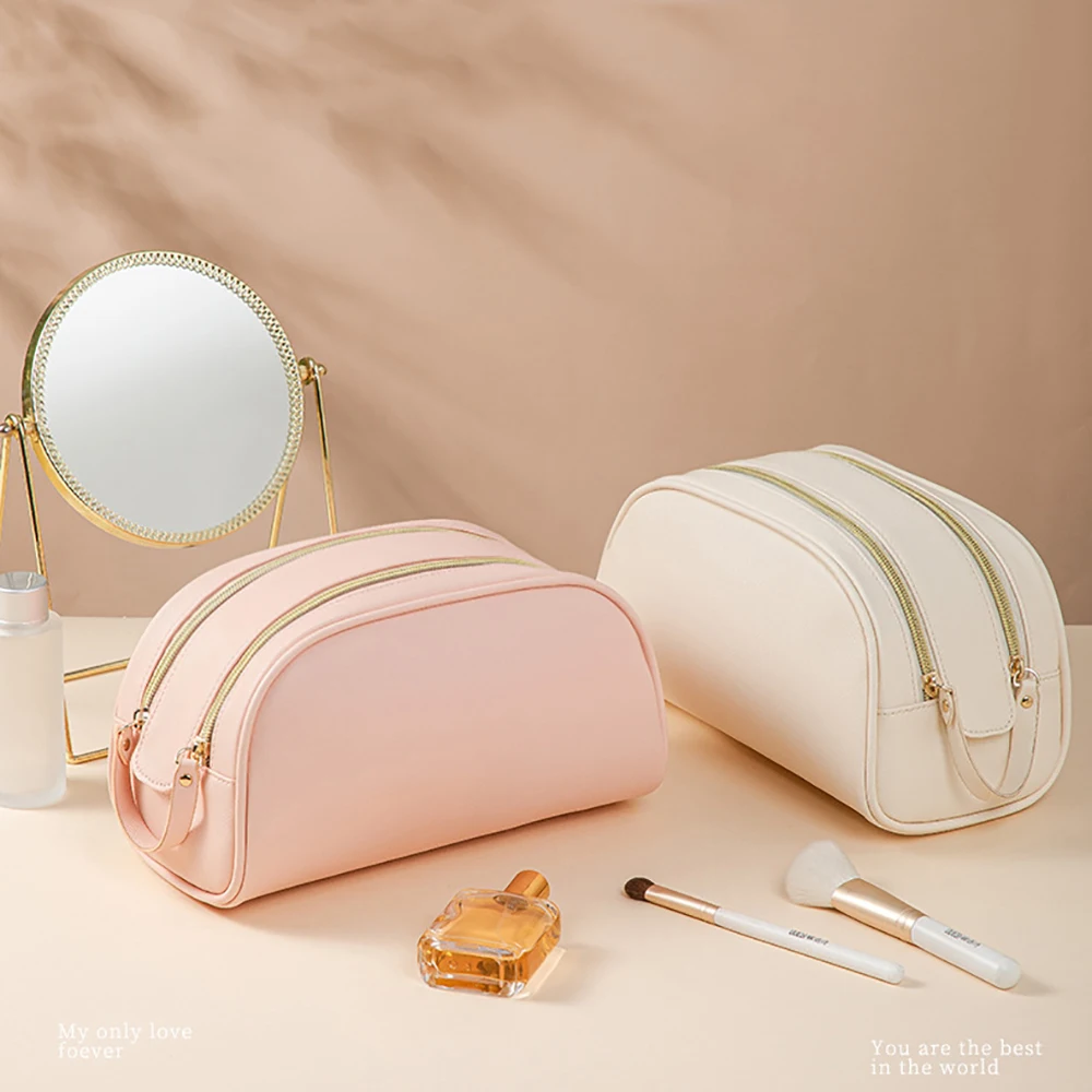 Large-capacity Makeup Bag PU Leather Portable Travel Wash Cosmetic Bag Toiletries Organizer Female Storage Handheld Box 2023 New
Large-capacity Makeup Bag PU Leather Portable Travel Wash Cosmetic Bag Toiletries Organizer Female Storage Handheld Box 2023 New