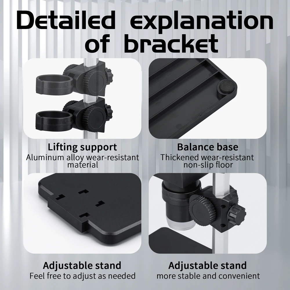 1-1000X Magnification Zoom Wireless USB Stereo LCD Digital Microscope,4.3'' 1080P 10 Megapixels HD Screen Camera Video Recorder 11 1-1000X Magnification Zoom Wireless USB Stereo LCD Digital Microscope,4.3'' 1080P 10 Megapixels HD Screen Camera Video Recorder 5