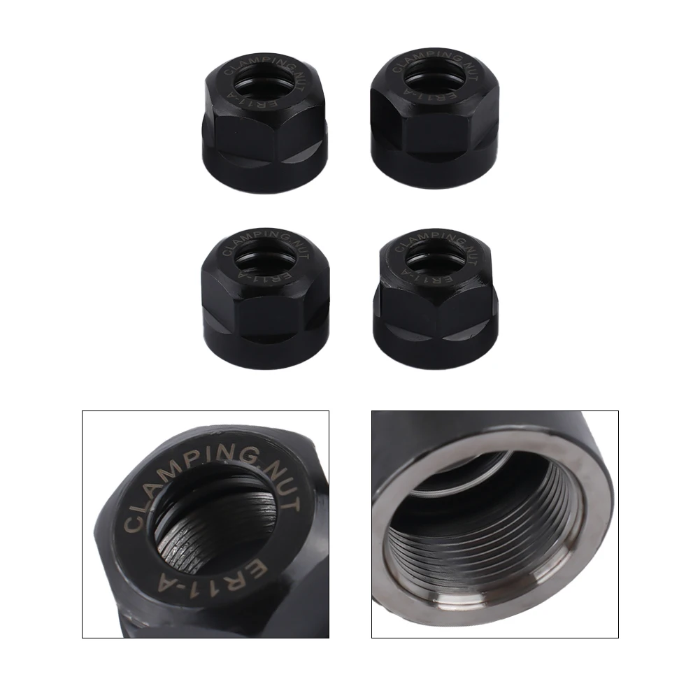 “4pcs of ER11A Collet Clamping Nuts - Upgrade Your Collet Set with Precision and Durability - You Won\\'t Regret It!”
“4pcs of ER11A Collet Clamping Nuts - Upgrade Your Collet Set with Precision and Durability - You Won\\'t Regret It!”