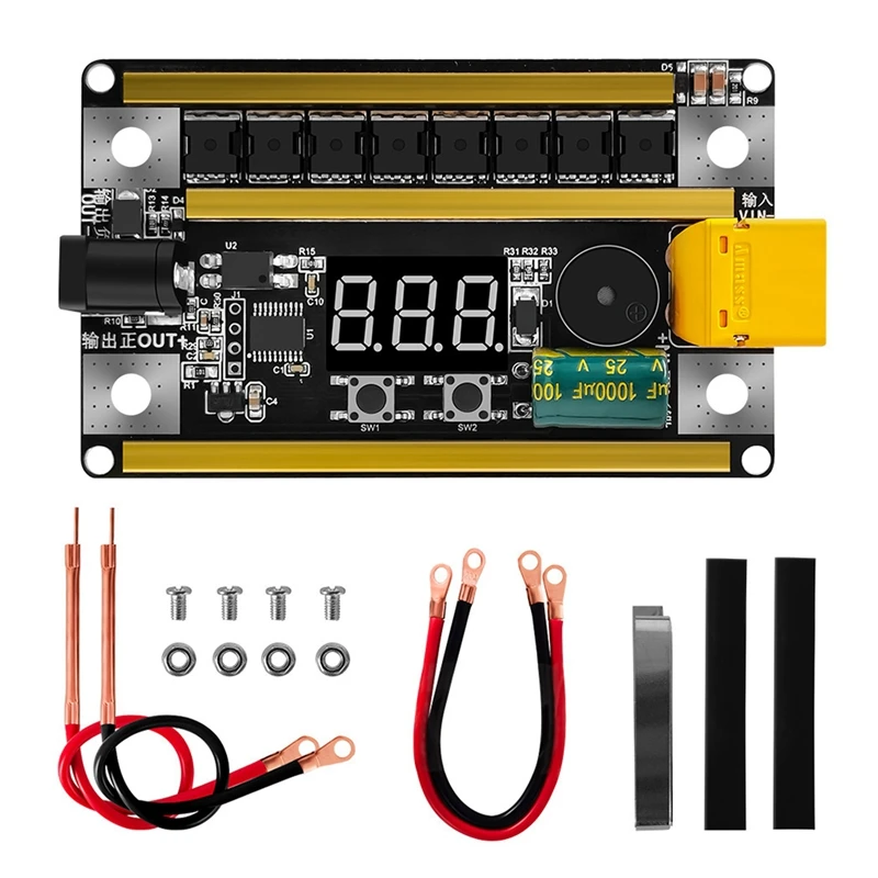GX591 8-24V Spot Welder DIY Kit 99 Gears Power Adjustable Mini Spots Welding Machine Control Board For Welding 18650
GX591 8-24V Spot Welder DIY Kit 99 Gears Power Adjustable Mini Spots Welding Machine Control Board For Welding 18650