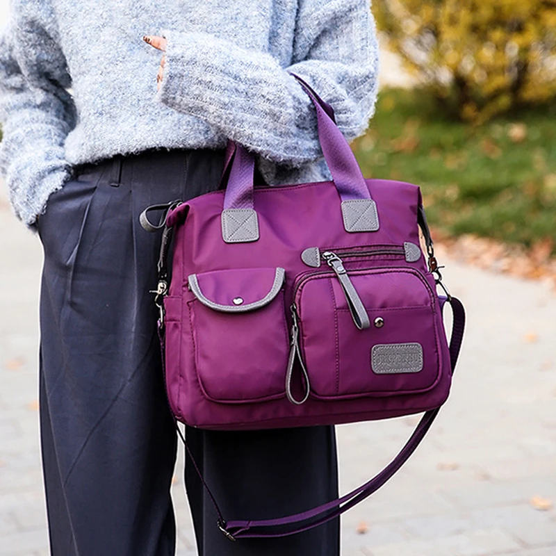 Women's Multi-pockets Shoulder Bag New Fashion Portable Outdoor Travel Zipper Multi-functions Large Capacity Handbags 2023
Women's Multi-pockets Shoulder Bag New Fashion Portable Outdoor Travel Zipper Multi-functions Large Capacity Handbags 2023