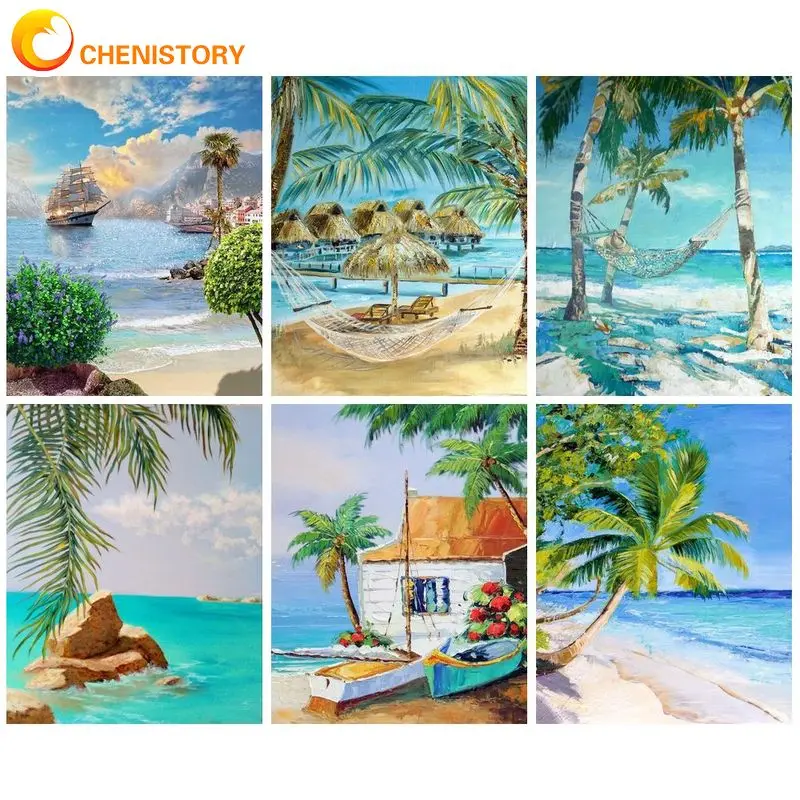 CHENISTORY Oil Painting By Numbers Seascape For Adults Coloring By Numbers DIY Gift Wall Decoration Acrylic Paints Kit Coconut
CHENISTORY Oil Painting By Numbers Seascape For Adults Coloring By Numbers DIY Gift Wall Decoration Acrylic Paints Kit Coconut