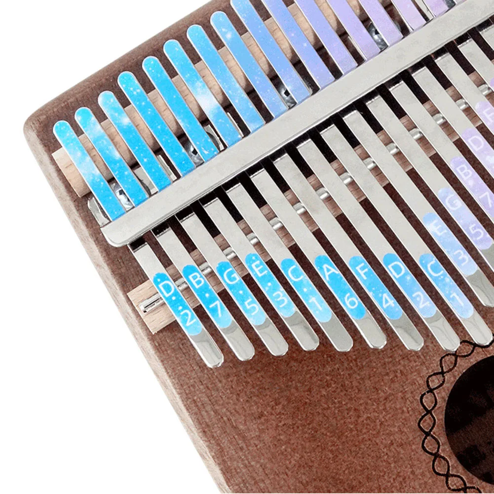 17 Keys Scale Kalimba Sticker Hand Percussion Approx.10g Eye-catching For Kalimba Great Gift Musical Instruments
17 Keys Scale Kalimba Sticker Hand Percussion Approx.10g Eye-catching For Kalimba Great Gift Musical Instruments