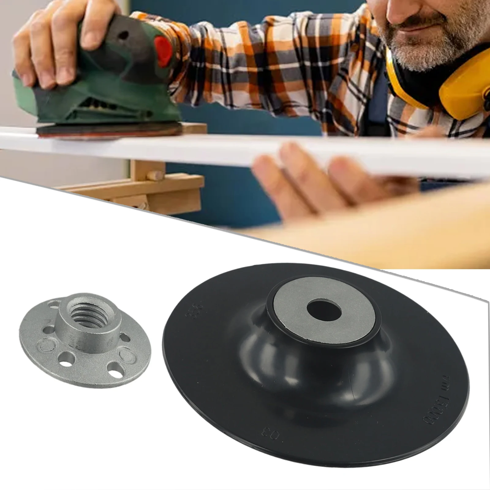 5ich 125mm Backing Pad Fibre Disc M14 Thread With Lock Nut For Angle Grinder Polishing Pad For Car Polisher Drill Adapter
5ich 125mm Backing Pad Fibre Disc M14 Thread With Lock Nut For Angle Grinder Polishing Pad For Car Polisher Drill Adapter