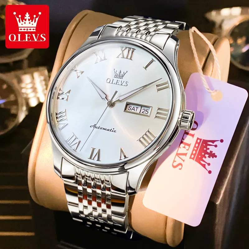 OLEVS 9929 Classic Fashion Brand Alloy Case Stainless Steel Strap Design Man Wrist Mechanical watch
OLEVS 9929 Classic Fashion Brand Alloy Case Stainless Steel Strap Design Man Wrist Mechanical watch