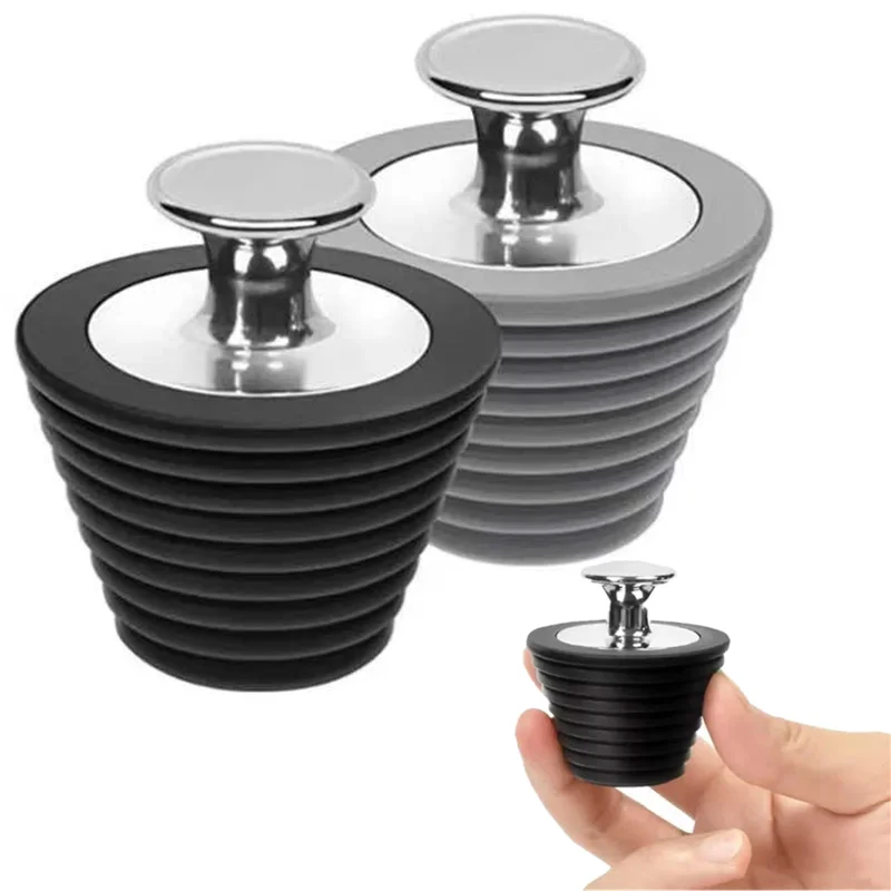 Пробка для слива душа, резиновая круглая Силиконовая пробка для слива в ванной комнате, герметичная сливная раковина