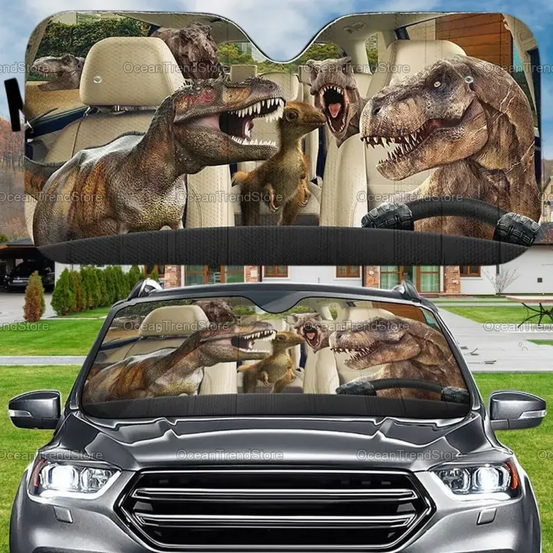 Tyrannosaurus Car Sun Shade, Funny Dinosaur Sunshade, Dinosaur Auto Sun Shade, Car Sun Protector, Car Decoration, Gifts For Him
Tyrannosaurus Car Sun Shade, Funny Dinosaur Sunshade, Dinosaur Auto Sun Shade, Car Sun Protector, Car Decoration, Gifts For Him