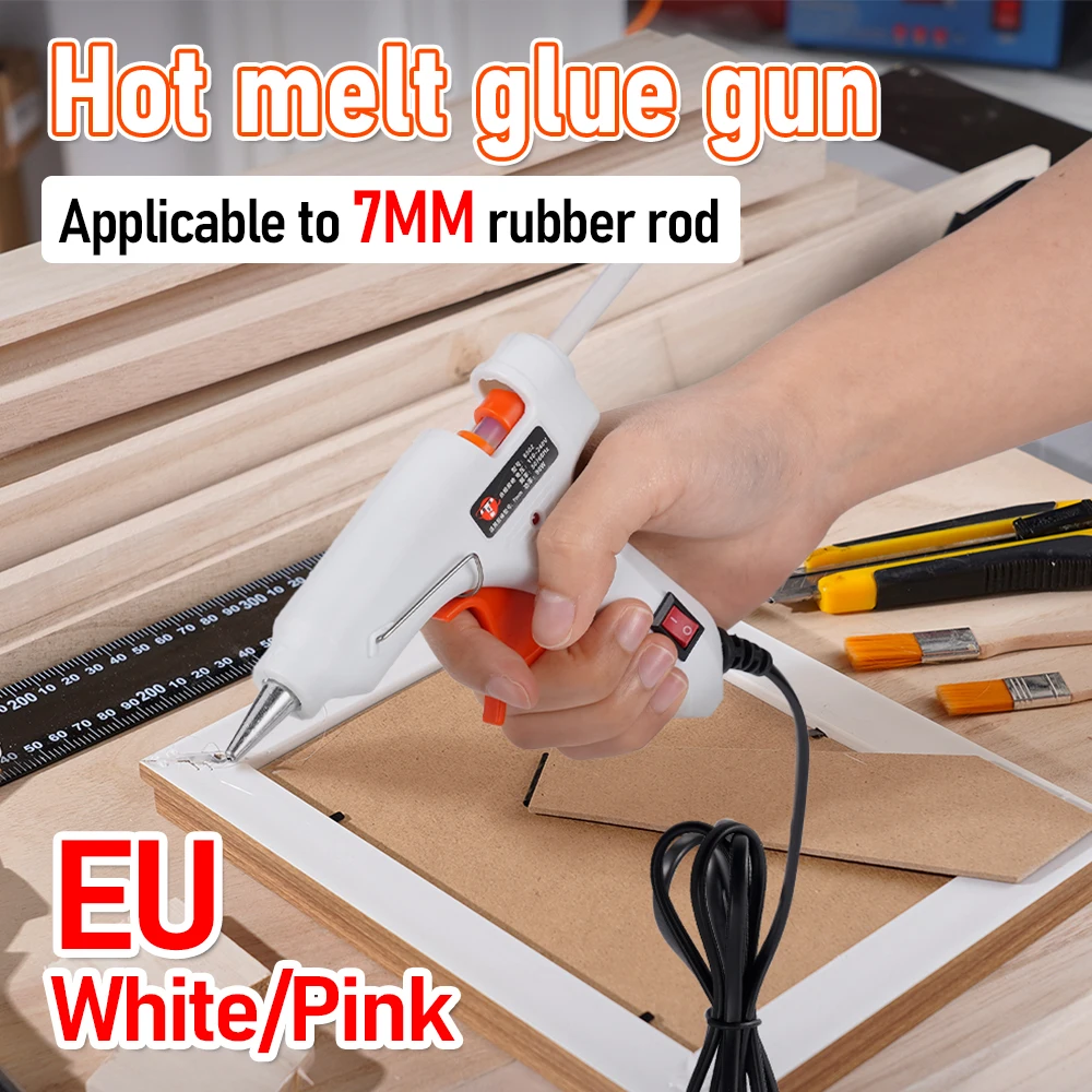 

90w Hot Melt Glue Gun for 7mm Glue Stick Industrial Mini Glue Guns Thermo Electric Heat Temperature DIY Handicraft Tools