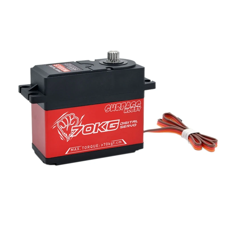 SURPASS HOBBY 70KG Torque Car Model Steering Metal Gear Servo Brushless Motor Servo For 1/5 RC Car Crawler RC Boat Airplane
SURPASS HOBBY 70KG Torque Car Model Steering Metal Gear Servo Brushless Motor Servo For 1/5 RC Car Crawler RC Boat Airplane