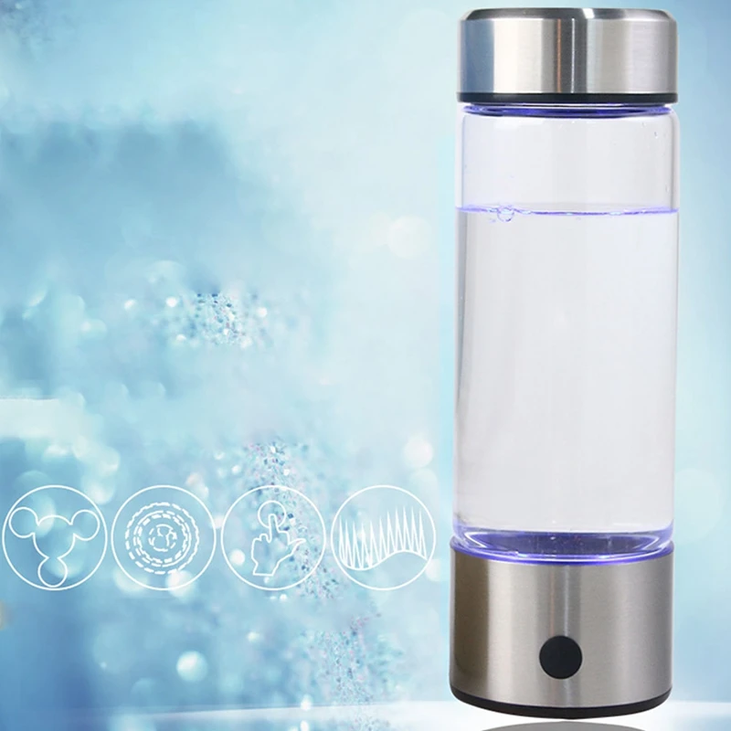Hydrogen Water Generator Alkaline Maker Rechargeable Portable for Pure H2 Hydrogen-Rich Water Bottle 420ML
Hydrogen Water Generator Alkaline Maker Rechargeable Portable for Pure H2 Hydrogen-Rich Water Bottle 420ML
