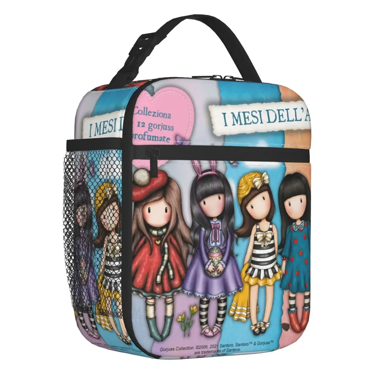 Santoro Gorjuss Doll Insulated Lunch Bags for Women Cartoon Girl Portable Cooler Thermal Bento Box Kids School Children
Santoro Gorjuss Doll Insulated Lunch Bags for Women Cartoon Girl Portable Cooler Thermal Bento Box Kids School Children
