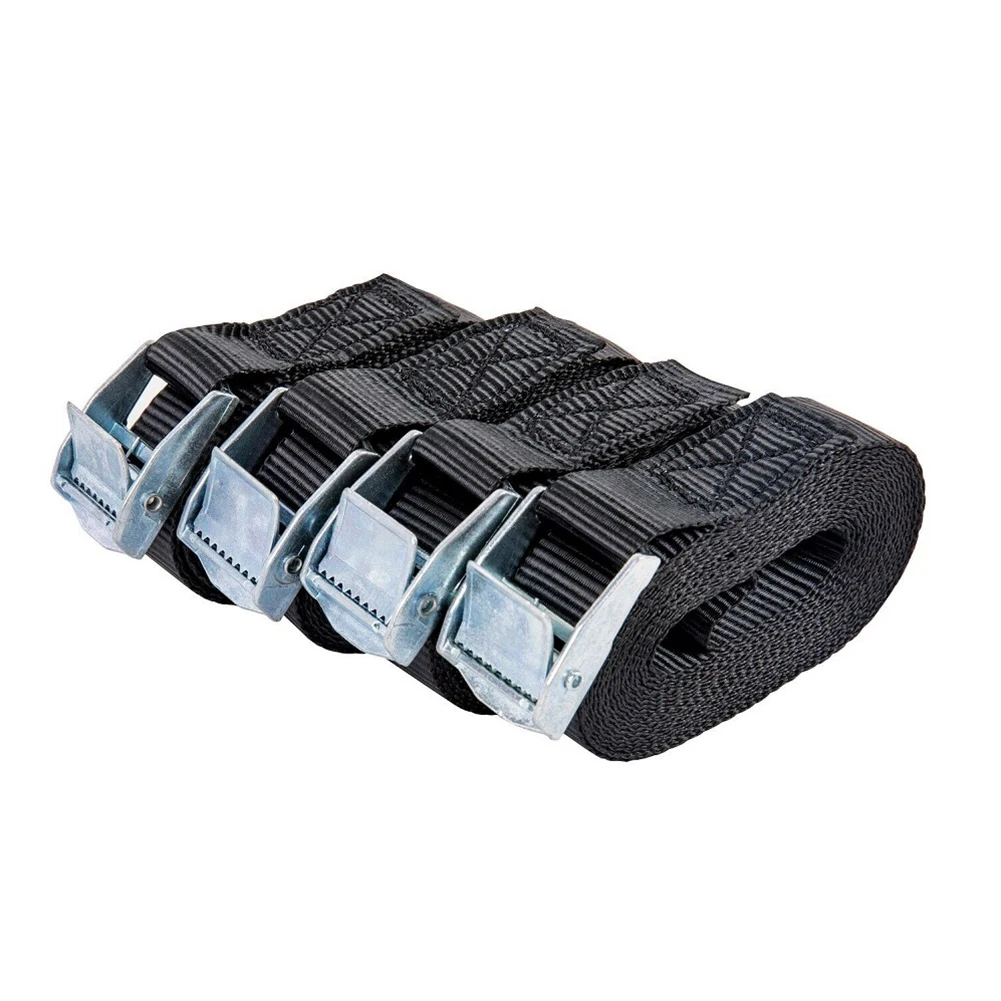 4PCS 5M Buckle Cam Tie Down Belts Cargo Straps Lugga Roof Rack Lashing Rope Adjustable Length Securing The Goods Cambuckles
4PCS 5M Buckle Cam Tie Down Belts Cargo Straps Lugga Roof Rack Lashing Rope Adjustable Length Securing The Goods Cambuckles