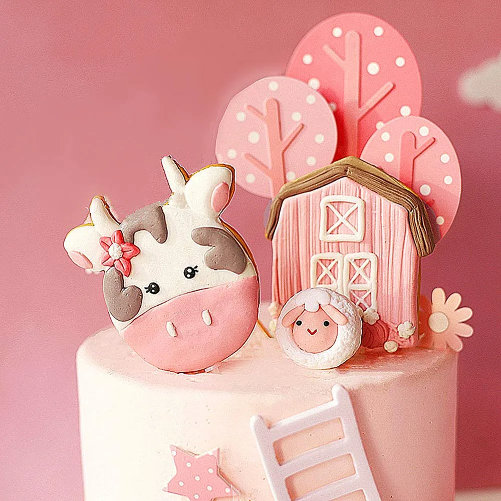 6pcs Pink Farm Animal Cake Topper Cupcake Decorations For Farm Theme Party Supplies Kids Girl Baby Shower Birthday Party Decors
6pcs Pink Farm Animal Cake Topper Cupcake Decorations For Farm Theme Party Supplies Kids Girl Baby Shower Birthday Party Decors
