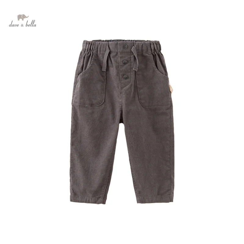 

Dave Bella Children's Pants 2023 New Autumn Boys Casual Pants Fashion Cool Loose Comfortable Corduroy Outdoor Sport DB3236716