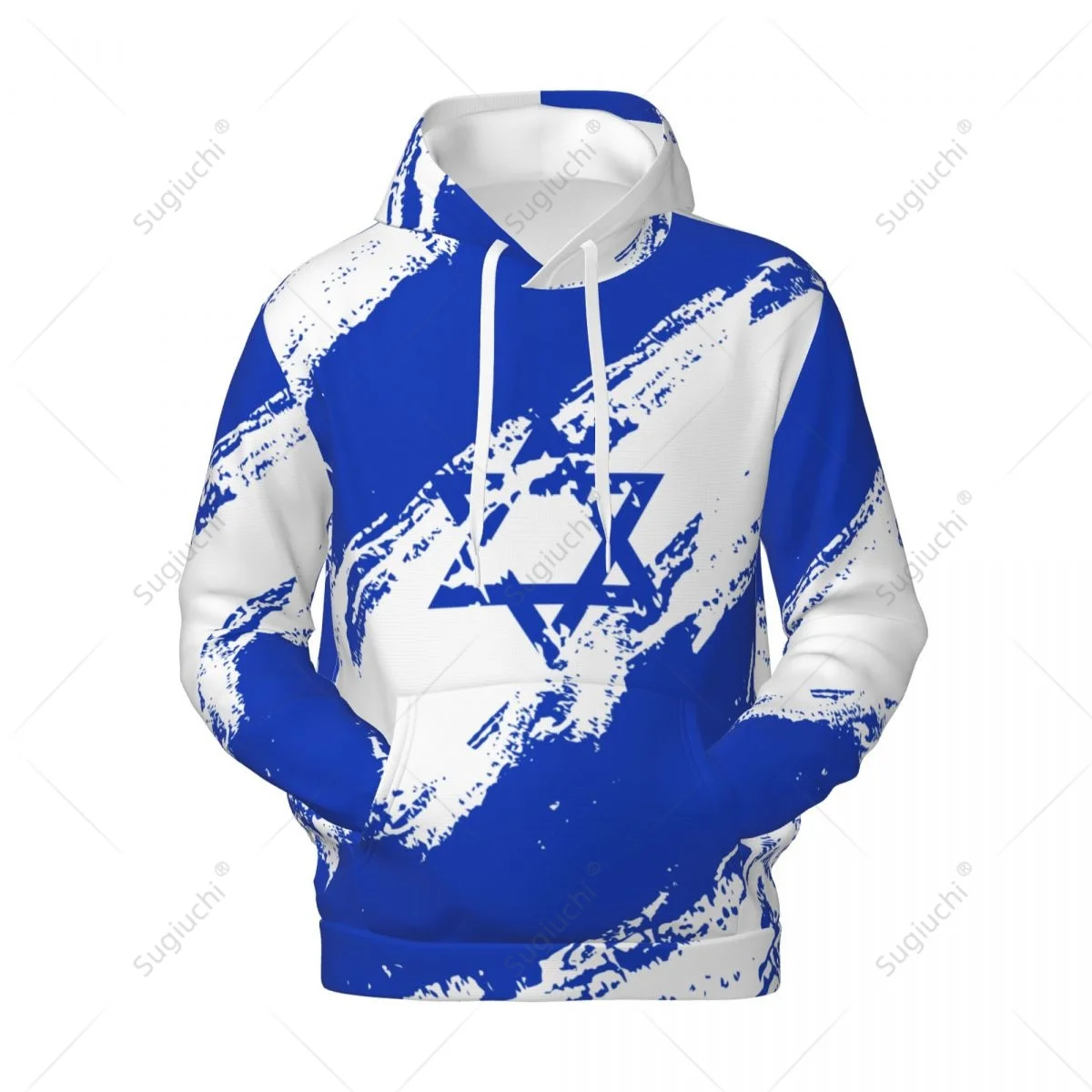 

Худи унисекс с принтом флага Израиля, толстовка 3D для мужчин и женщин в стиле Харадзюку, пуловер, худи из полиэстера, повседневная одежда
