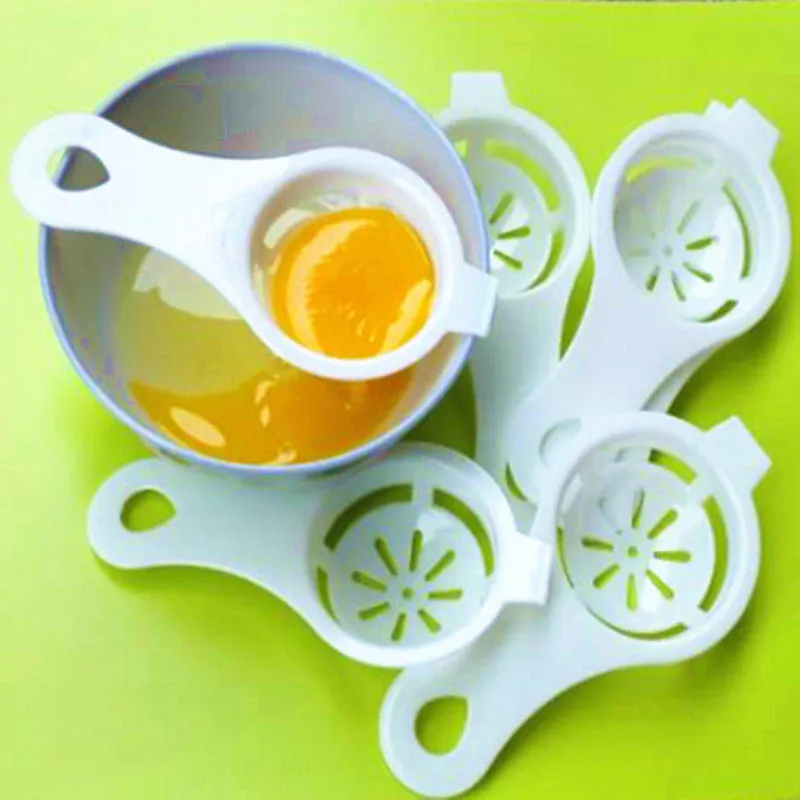 

Mini Egg Separator Egg White Creative Convenient Plastic Yolk Egg Liquid Filter Spoon For Kitchen Baking Cooking Tool