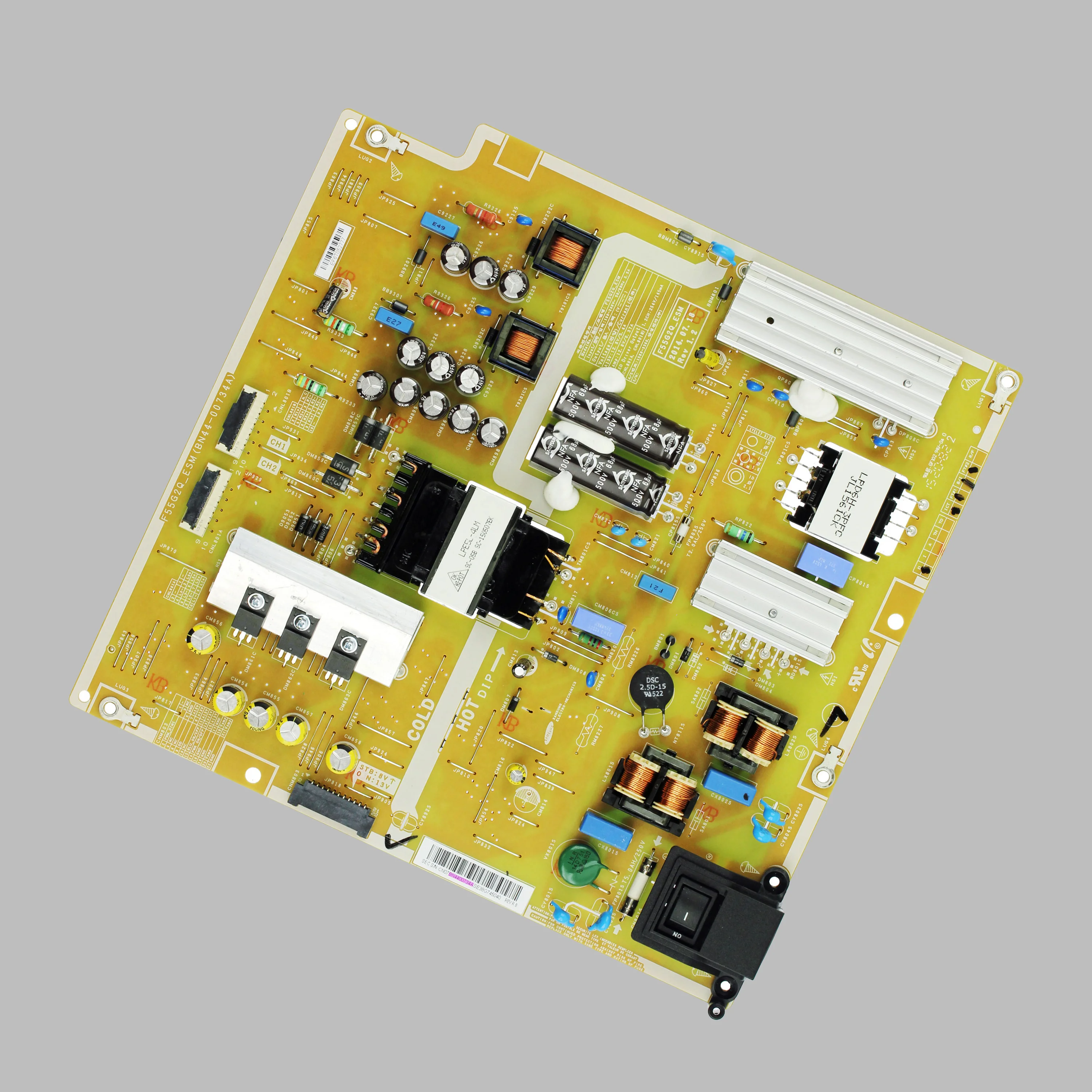 Power Board BN44-00734A BN4400734A BN44 00734A F55G2Q_ESM is for LH46UEDPLGC/ZA LH55UEDPLGC/ZA LH46UEDPLGC LH55UEDPLGC TV Supply
Power Board BN44-00734A BN4400734A BN44 00734A F55G2Q_ESM is for LH46UEDPLGC/ZA LH55UEDPLGC/ZA LH46UEDPLGC LH55UEDPLGC TV Supply