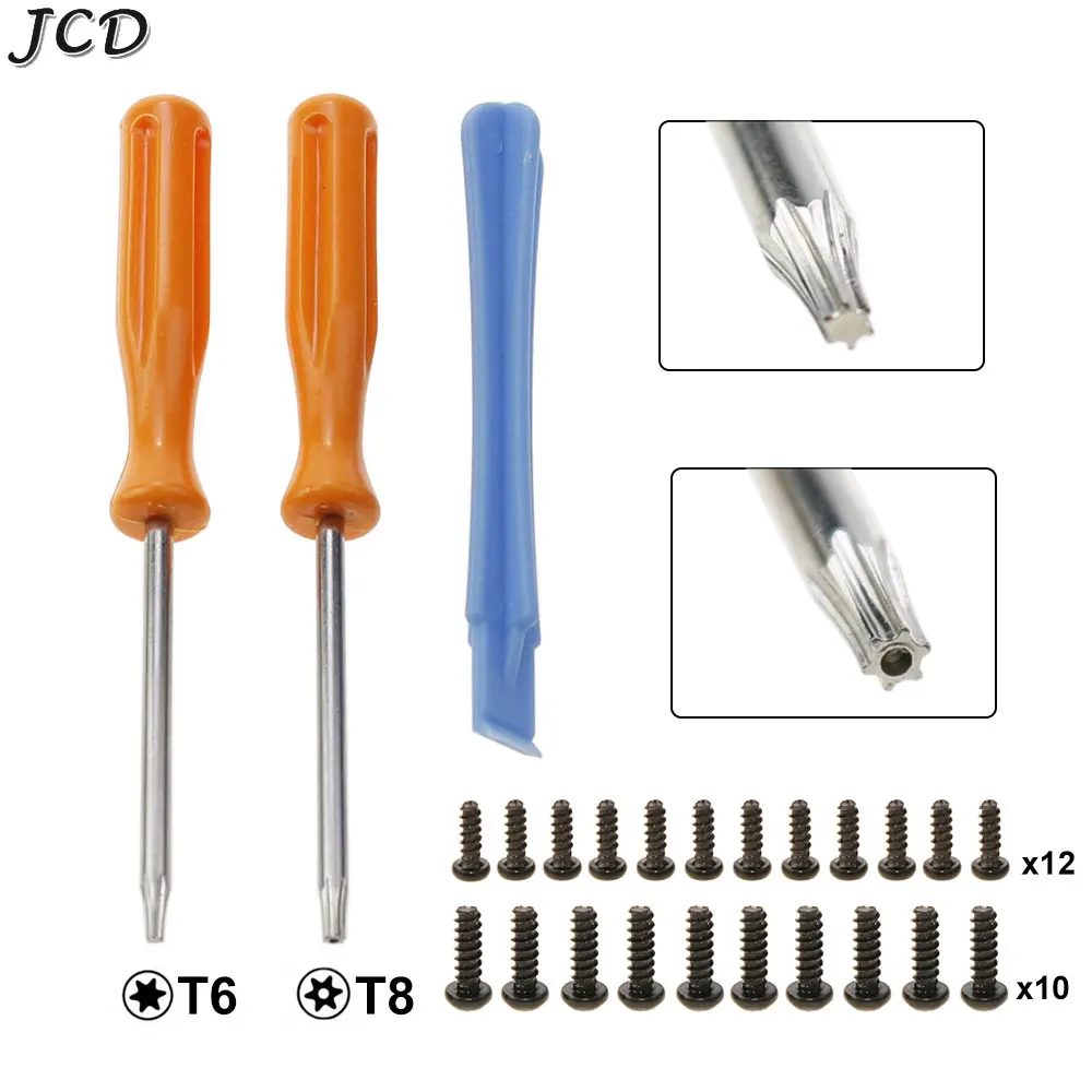 

JCD Game Tools Kit for Xbox One X S Slim Series Elite Controller Security Torx T8 T6 Screwdriver Tear Down Repair