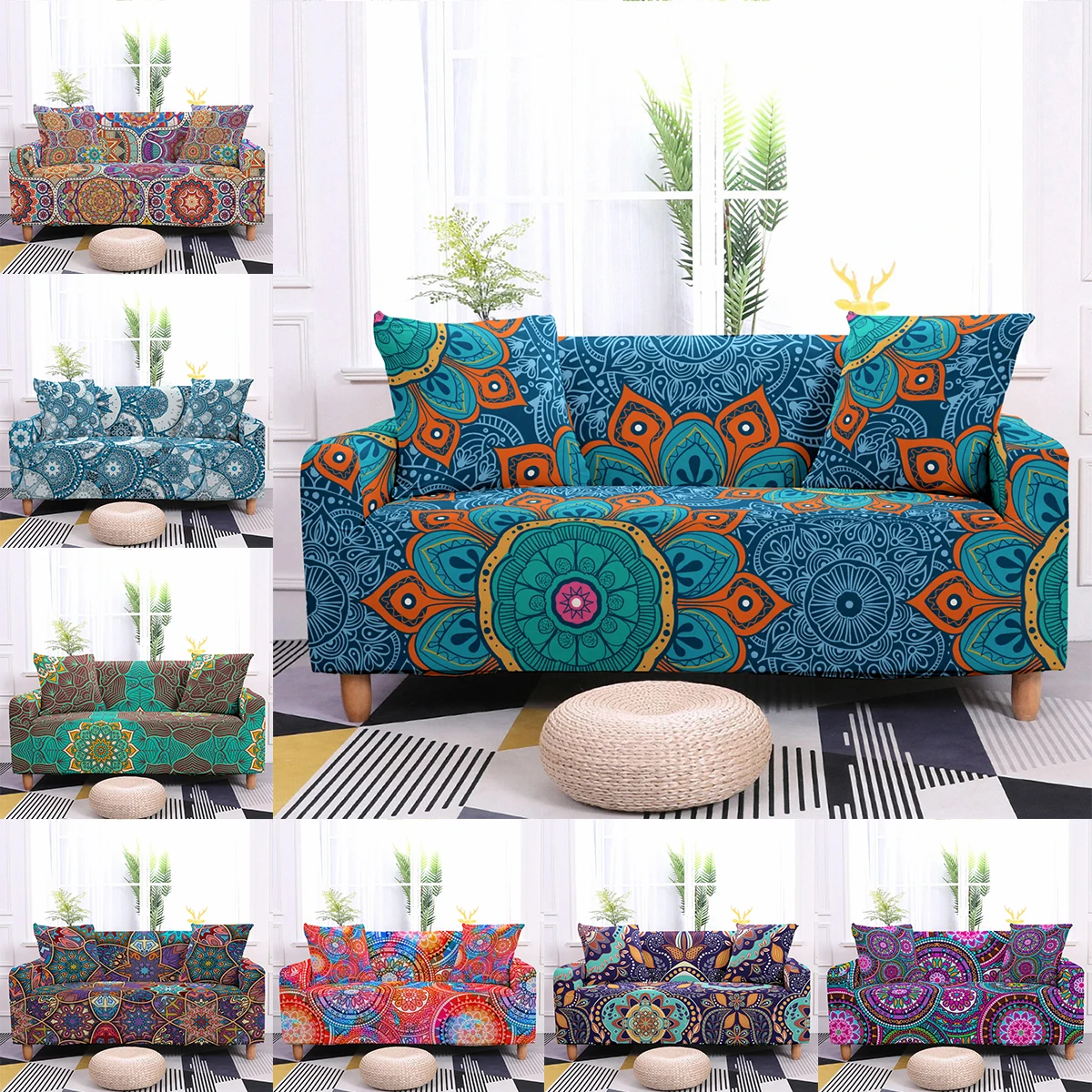 Покрывала для дивана с принтом мандалы, эластичный чехол для дивана в гостиную, секционный угловой чехол для дивана, эластичный чехол для 1/2/...
Покрывала для дивана с принтом мандалы, эластичный чехол для дивана в гостиную, секционный угловой чехол для дивана, эластичный чехол для 1/2/...