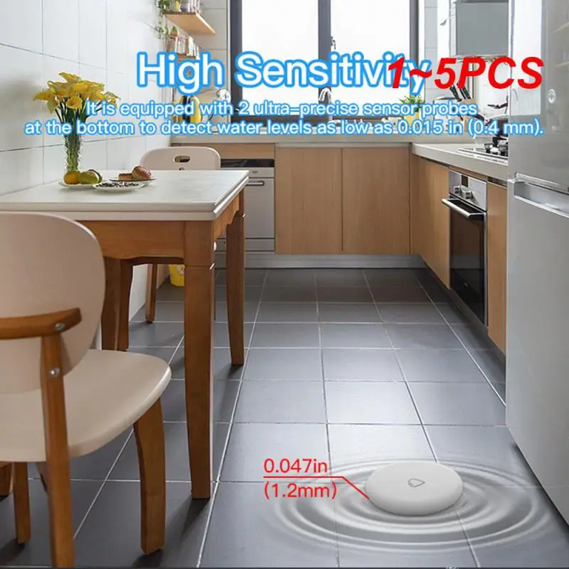 1~5PCS Highly Sensitive Water Linkage Alarm Effortless Remote Monitoring Water Leak Detector For Preventing Water Damage
1~5PCS Highly Sensitive Water Linkage Alarm Effortless Remote Monitoring Water Leak Detector For Preventing Water Damage