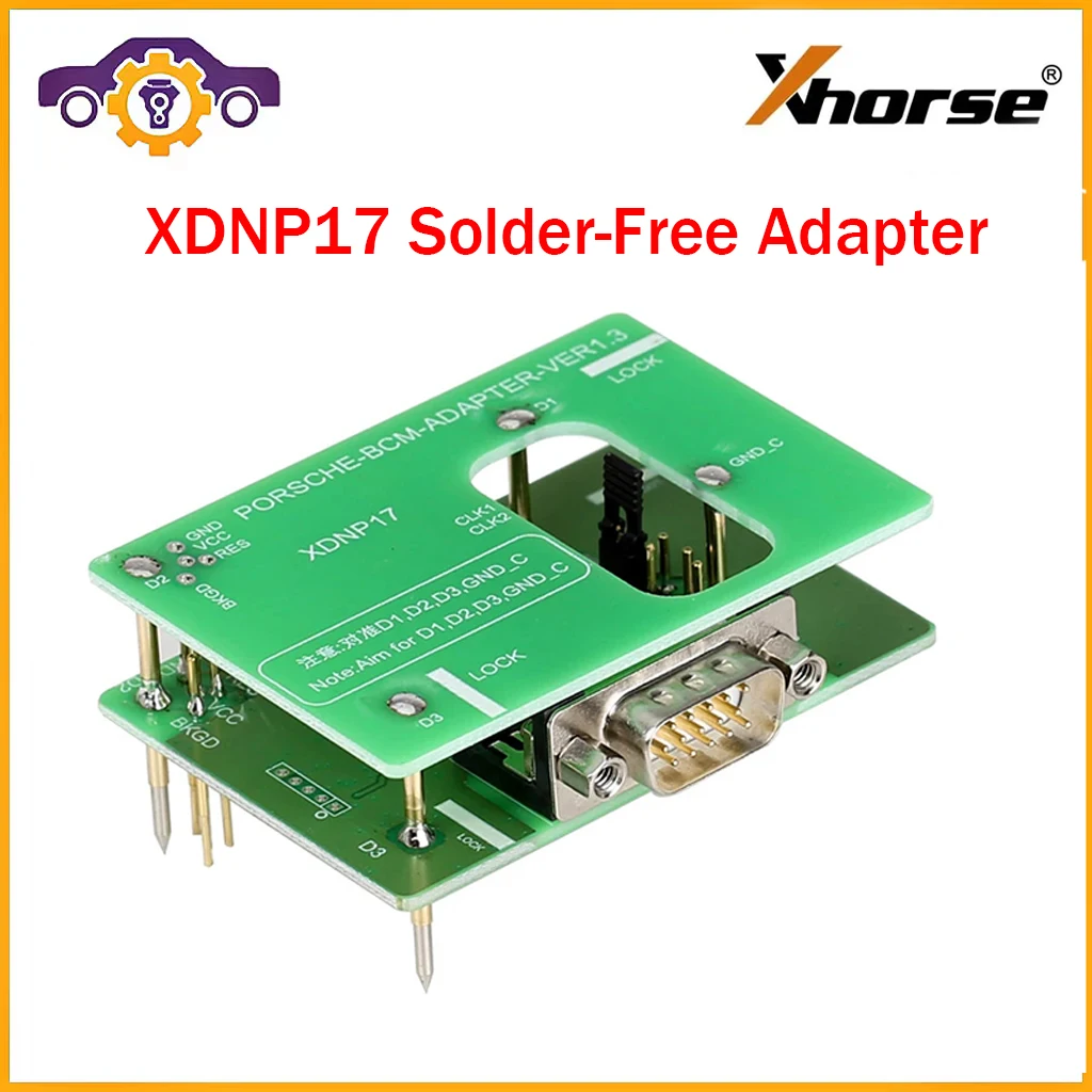 Оригинальный адаптер Xhorse XDNP17 Без припоя для P-orsche BCM работает с VDI Prog, Mini Prog, Key Tool Plus
Оригинальный адаптер Xhorse XDNP17 Без припоя для P-orsche BCM работает с VDI Prog, Mini Prog, Key Tool Plus