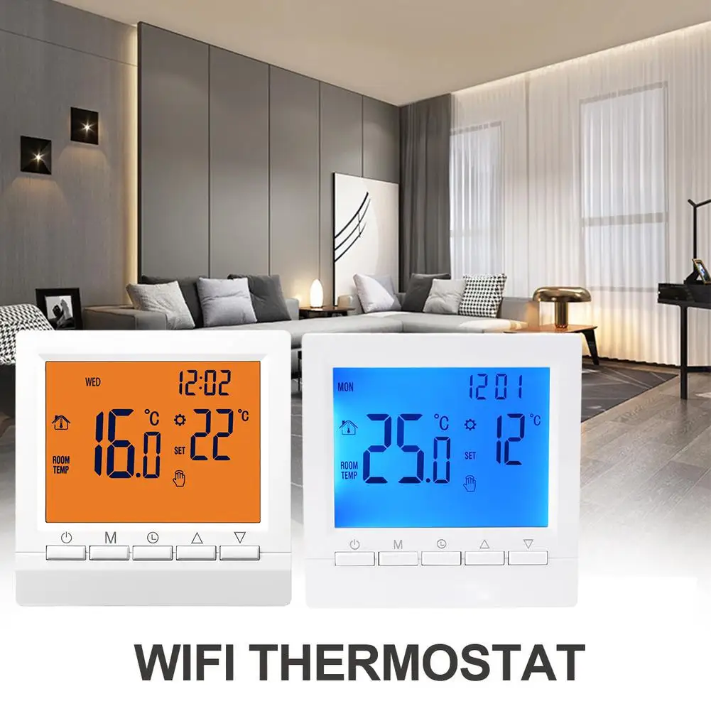 

Lcd Display Thermoregulator Programmable Wireless Room Digital Thermostat For Boiler Floor Water Heating Termostato U2e9