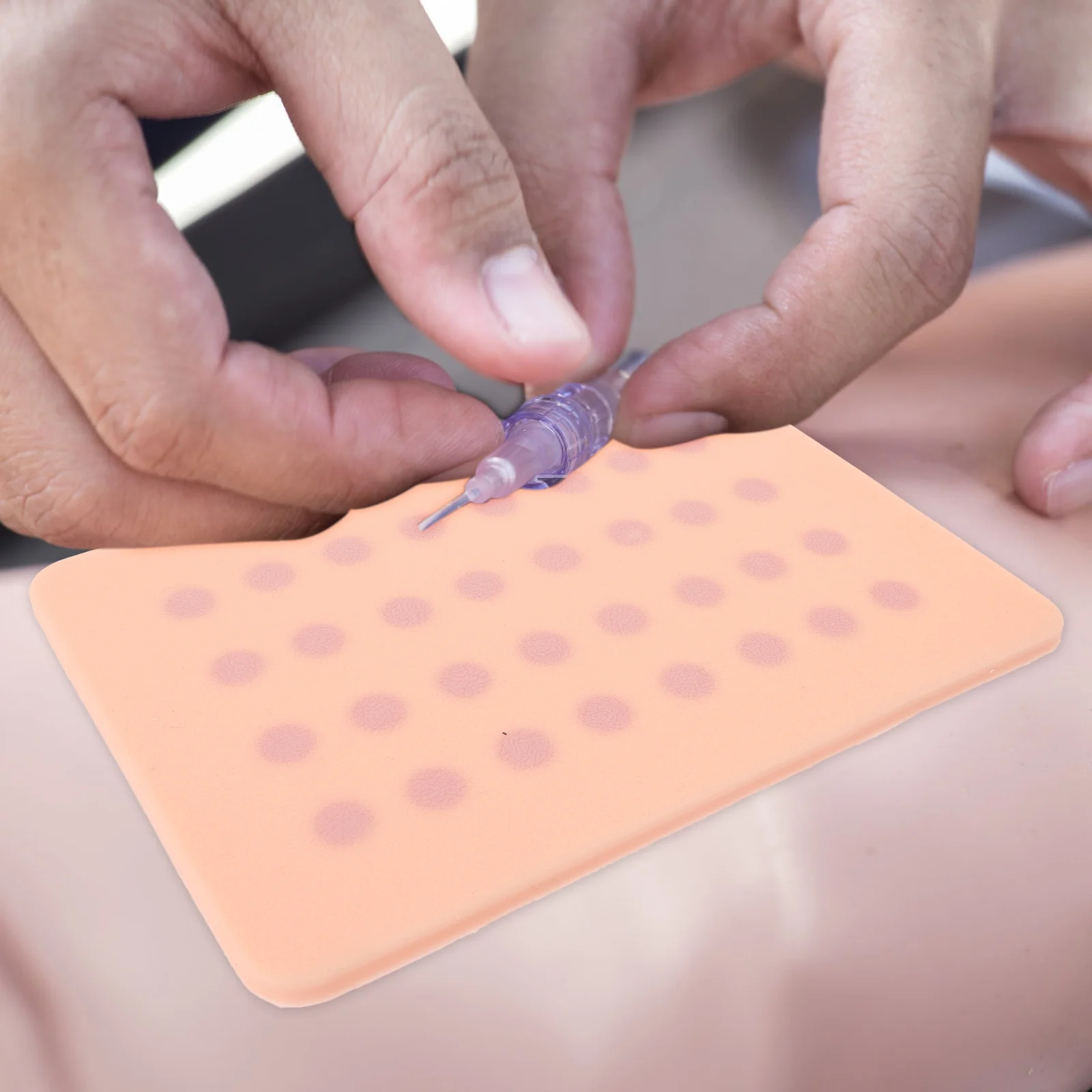 

Skin Test Training Module Injection Model Injecting Practice Pad for Silicone Supplies Intradermal Subcutaneous Human Body