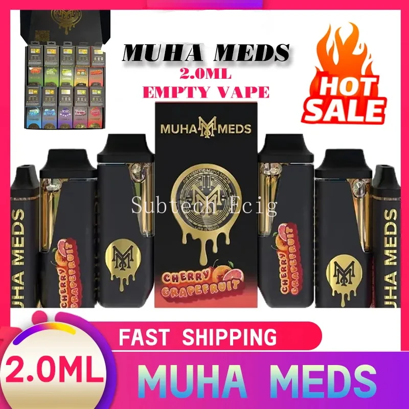 10pcs Muha Meds Vape Pens Empty Pod Rechargeable 2ML Vapes Cartridge 320mAh Battery Ceramic Coil Vaporizer with Boxes Packing
10pcs Muha Meds Vape Pens Empty Pod Rechargeable 2ML Vapes Cartridge 320mAh Battery Ceramic Coil Vaporizer with Boxes Packing
