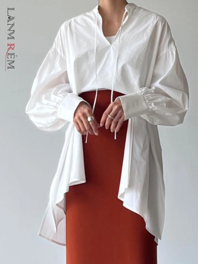 LANMREM Retro Designer Blouse For Women Stand Collar Long Sleeves Solid Color Patchwork Tops Female Clothing 2023 New 2YA3898
LANMREM Retro Designer Blouse For Women Stand Collar Long Sleeves Solid Color Patchwork Tops Female Clothing 2023 New 2YA3898