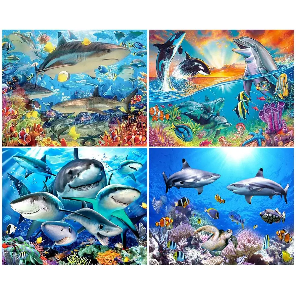 CHENISTORY Diy Painting By Numbers Blue Dolphin Scenery Painting Modern Picture Coloring Paint By Number Home Decor Wall Art Gif 
CHENISTORY Diy Painting By Numbers Blue Dolphin Scenery Painting Modern Picture Coloring Paint By Number Home Decor Wall Art Gif