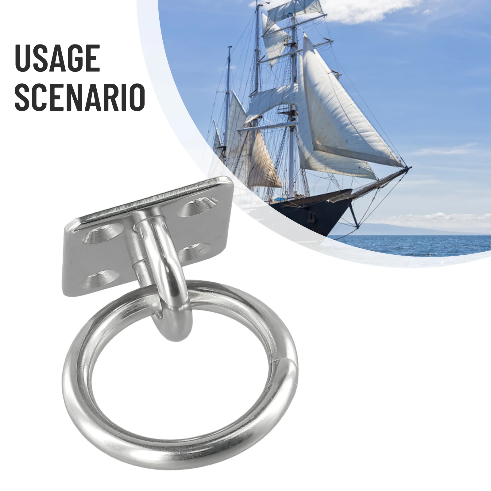 M6 Marine Eye Plate Stainless Steel Universal Ring Marine Eye Plate Stable Best Rust Protection Boat Cabin Accessories
M6 Marine Eye Plate Stainless Steel Universal Ring Marine Eye Plate Stable Best Rust Protection Boat Cabin Accessories