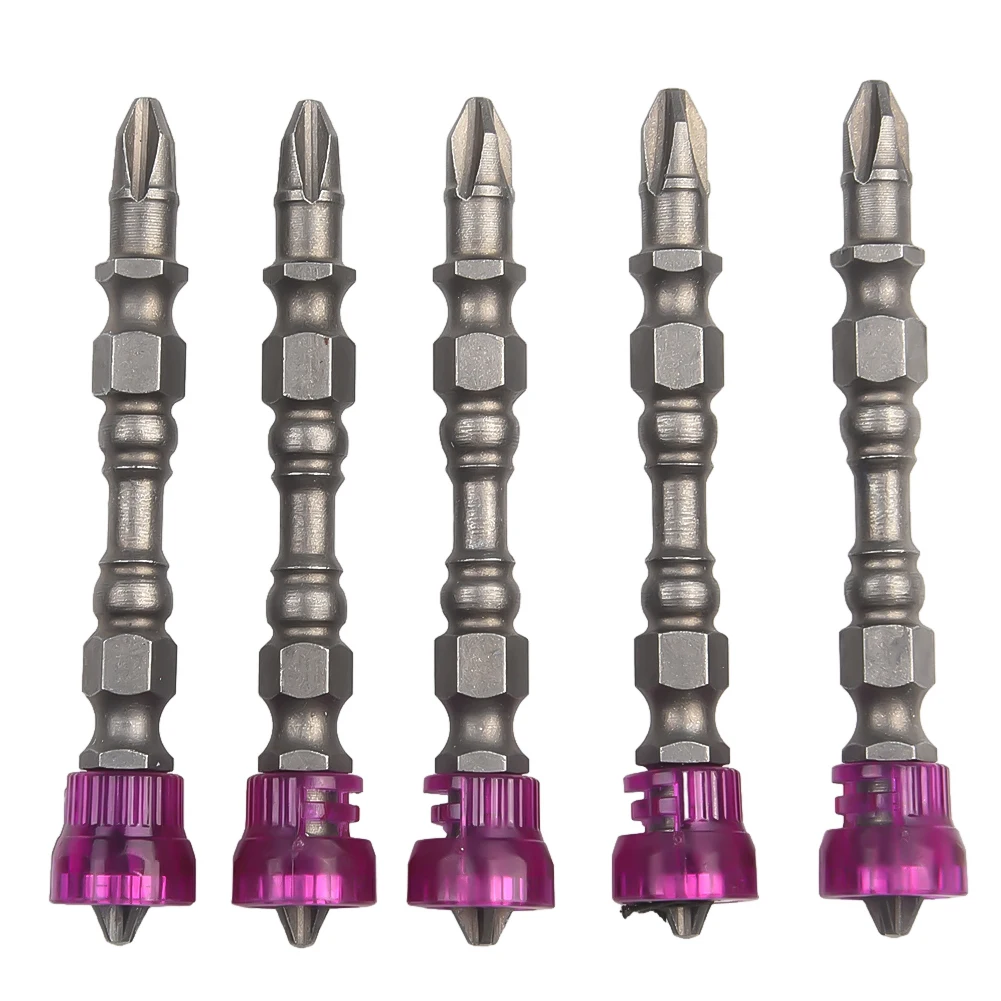 5pcs 65mm Long PH2 Cross Screwdriver Bits With Magnetic Ring Set Double-Head Magnetic Electric Screwdriver Bits Power Tools
5pcs 65mm Long PH2 Cross Screwdriver Bits With Magnetic Ring Set Double-Head Magnetic Electric Screwdriver Bits Power Tools