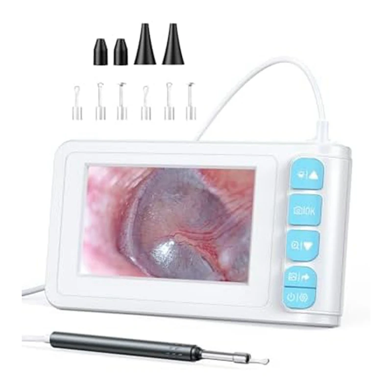 Otoscope Ear Camera With 5-Inch Screen, Smart Ear Cleaner, Visual Ear Scoop With Camera Tool Kit, Ear Cleaning Camera, Durable
Otoscope Ear Camera With 5-Inch Screen, Smart Ear Cleaner, Visual Ear Scoop With Camera Tool Kit, Ear Cleaning Camera, Durable