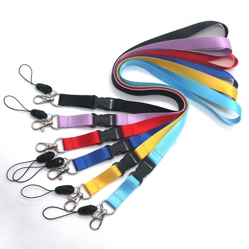 Safety Hanging Neck Strap Lanyard For Mobile Phone ID Name Card Badge Holder Keys Metal Ring Multi Functional Landyard 1.5*54cm 
Safety Hanging Neck Strap Lanyard For Mobile Phone ID Name Card Badge Holder Keys Metal Ring Multi Functional Landyard 1.5*54cm