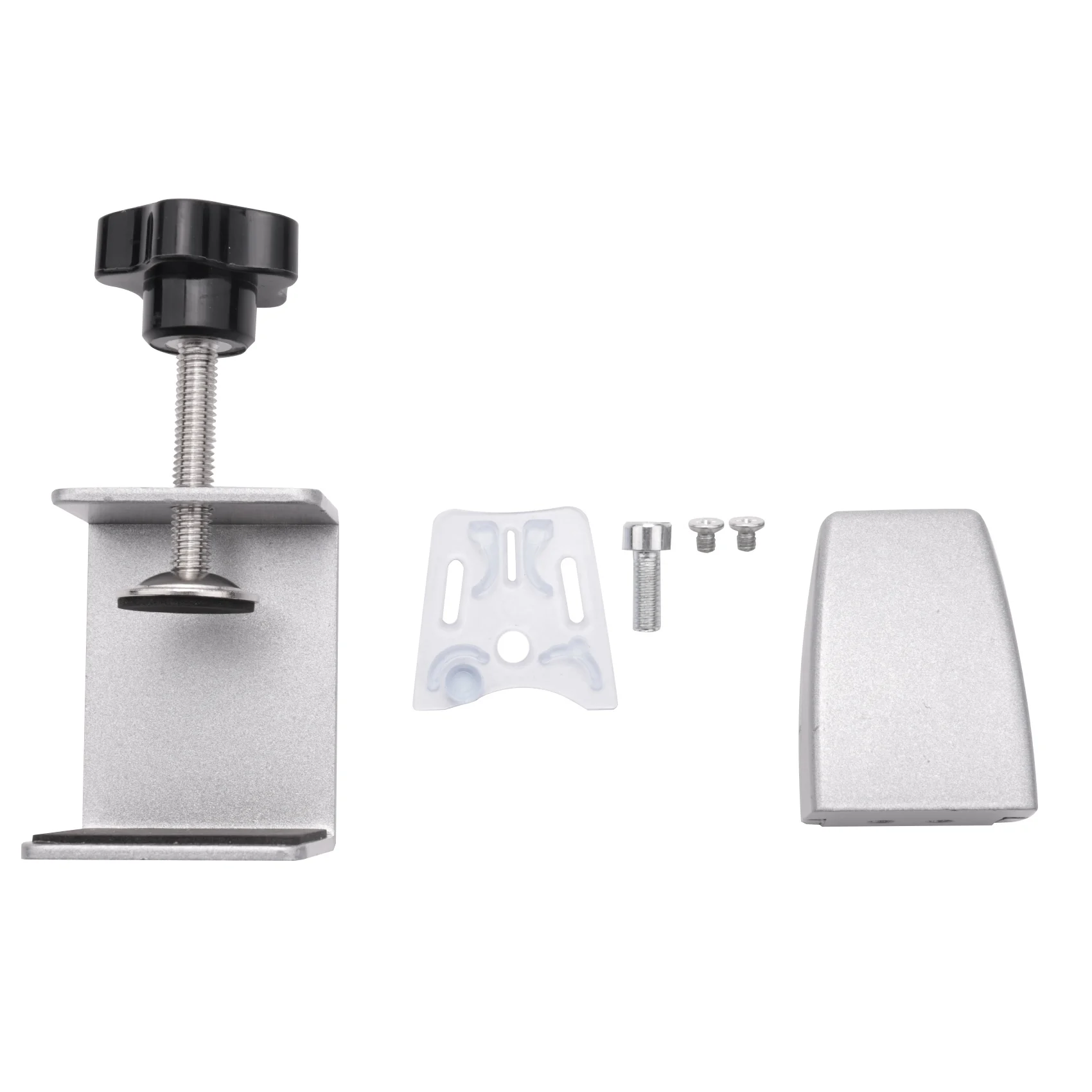 4 Pcs Office Desk Divider Clamp Privacy Screen Clip Holder Bracket Screen Baffle Clamp Partition for Table Clamp -Silver
4 Pcs Office Desk Divider Clamp Privacy Screen Clip Holder Bracket Screen Baffle Clamp Partition for Table Clamp -Silver