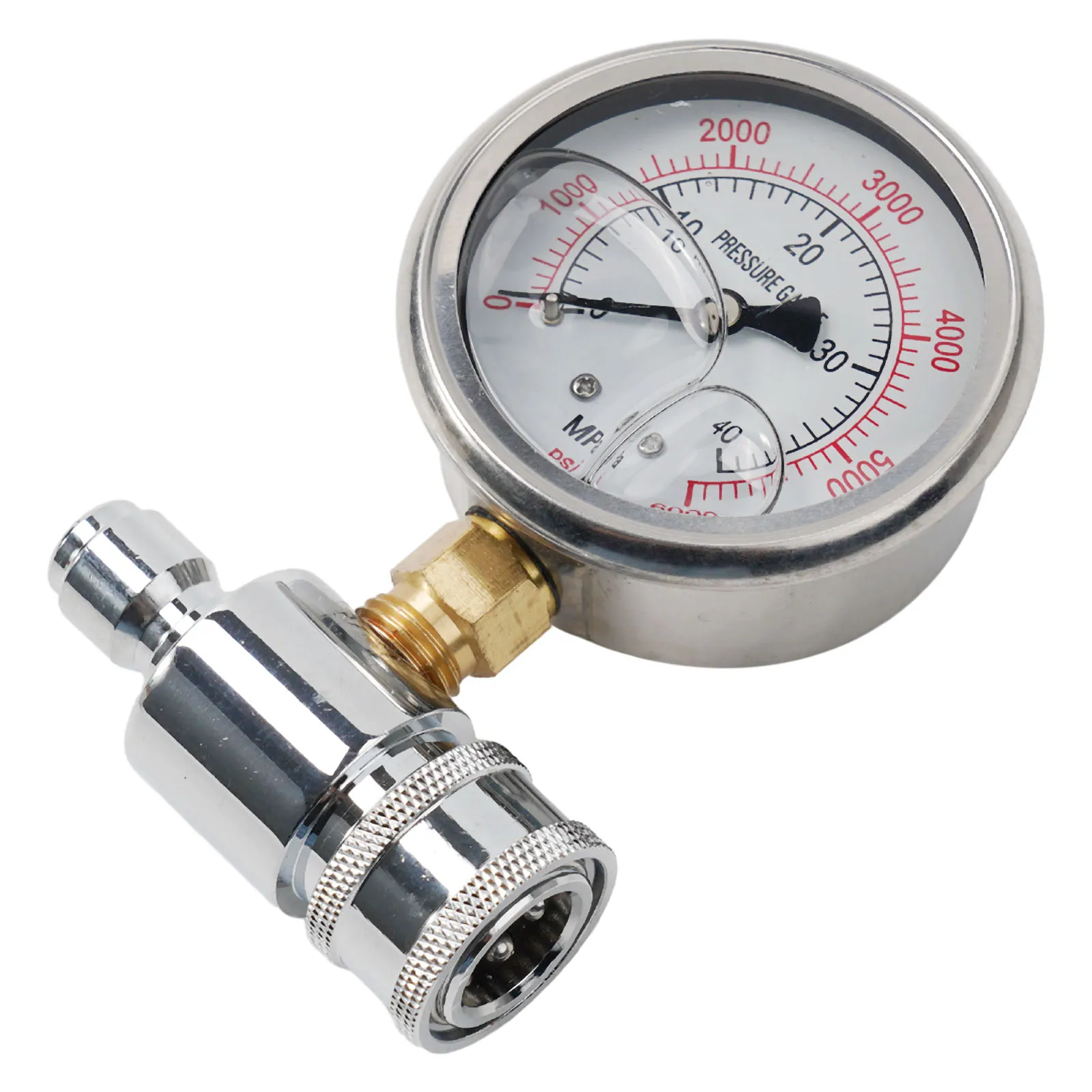 Pressure Washers Washer Gauge Sturdy 0-400 Kg Pressure Resistance 6000Psi Brass Material Excellent Service Life
Pressure Washers Washer Gauge Sturdy 0-400 Kg Pressure Resistance 6000Psi Brass Material Excellent Service Life