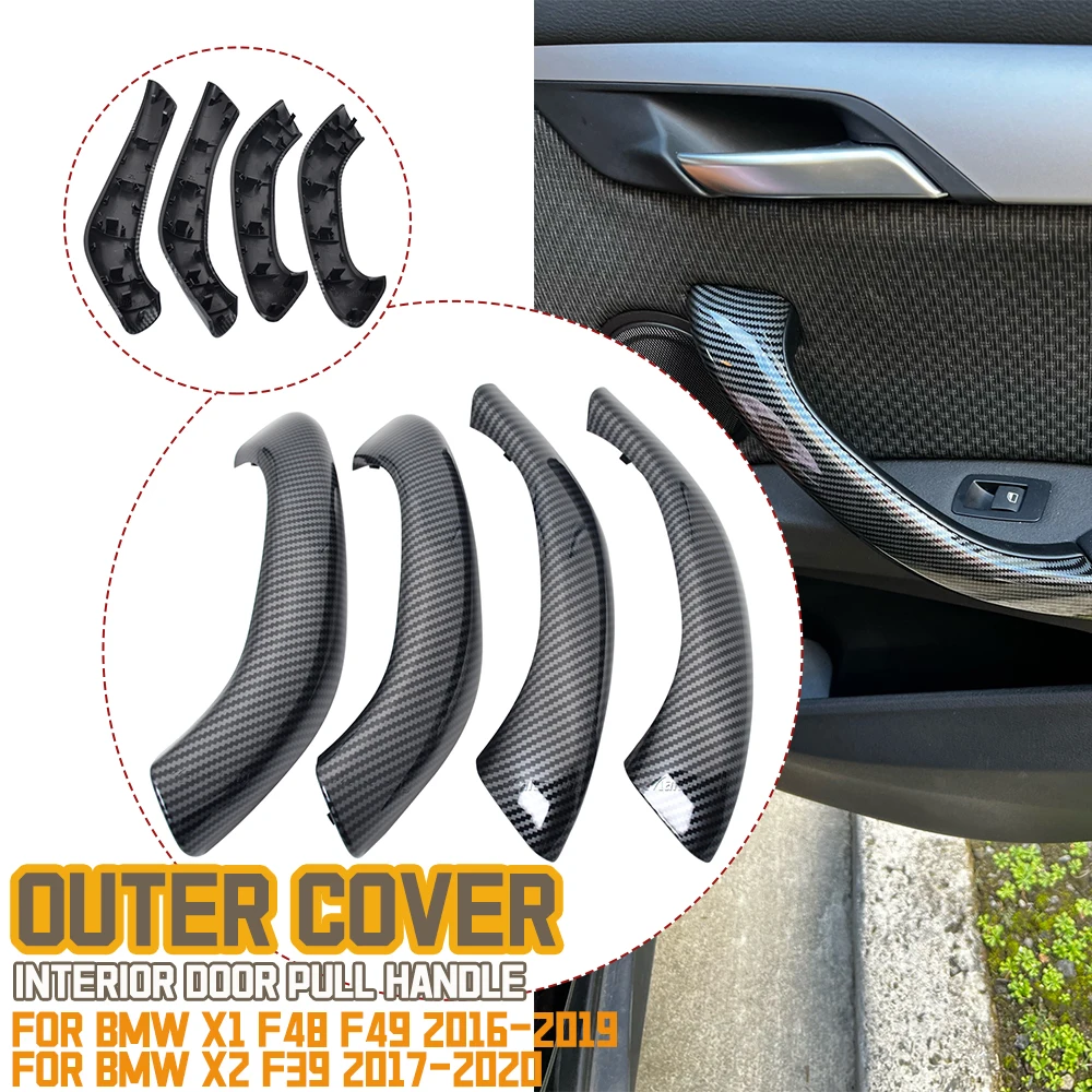 4PCS For BMW X1 F48 F49 2016-2019 X2 F39 2017-2020 Interior Door Pull Handle Outer Cover Trim Replacement 51417417513
4PCS For BMW X1 F48 F49 2016-2019 X2 F39 2017-2020 Interior Door Pull Handle Outer Cover Trim Replacement 51417417513