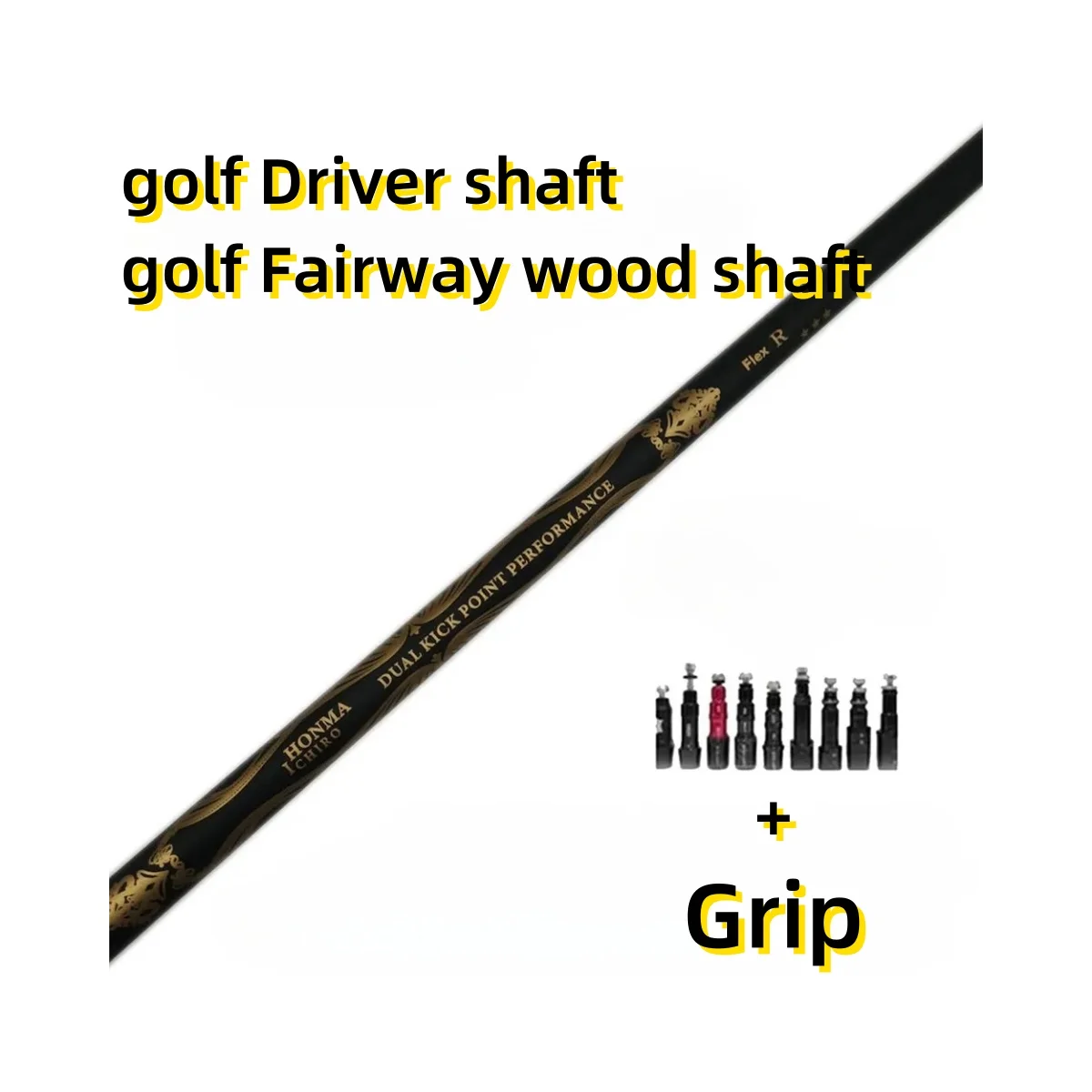 

Вал Клюшки для гольфа Ichiro черный вал S/SR/R гибкий графитовый Вал Драйвер и деревянные валы бесплатно сборный рукав и захват