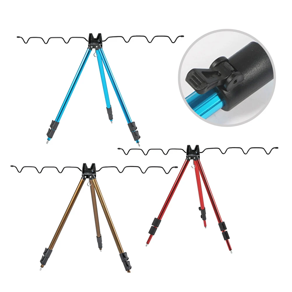 94cm*(53cm-106cm) Fishing Rod Racks Rod Holder Stainless Steel Telescopic Tripod Support Frame Rod Rest Brackets Fishing Tools
94cm*(53cm-106cm) Fishing Rod Racks Rod Holder Stainless Steel Telescopic Tripod Support Frame Rod Rest Brackets Fishing Tools