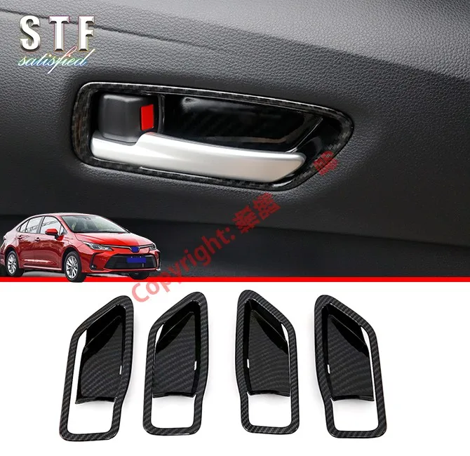 Carbon Fiber Style Interior Door Handle Cover Trim For Toyota Corolla E210 Sedan 2019 2020 Car Accessories Stickers W4
Carbon Fiber Style Interior Door Handle Cover Trim For Toyota Corolla E210 Sedan 2019 2020 Car Accessories Stickers W4